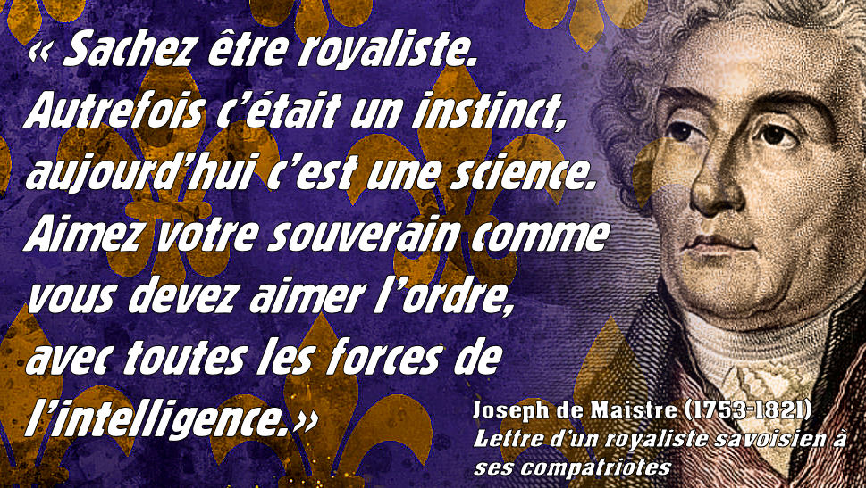 Citation de Maistre